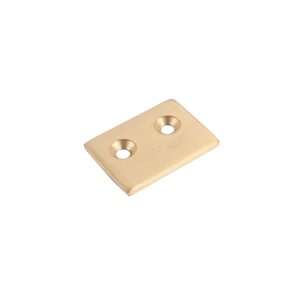 Sash Heritage Striker plate 25mm x 20mm - Satin Brass